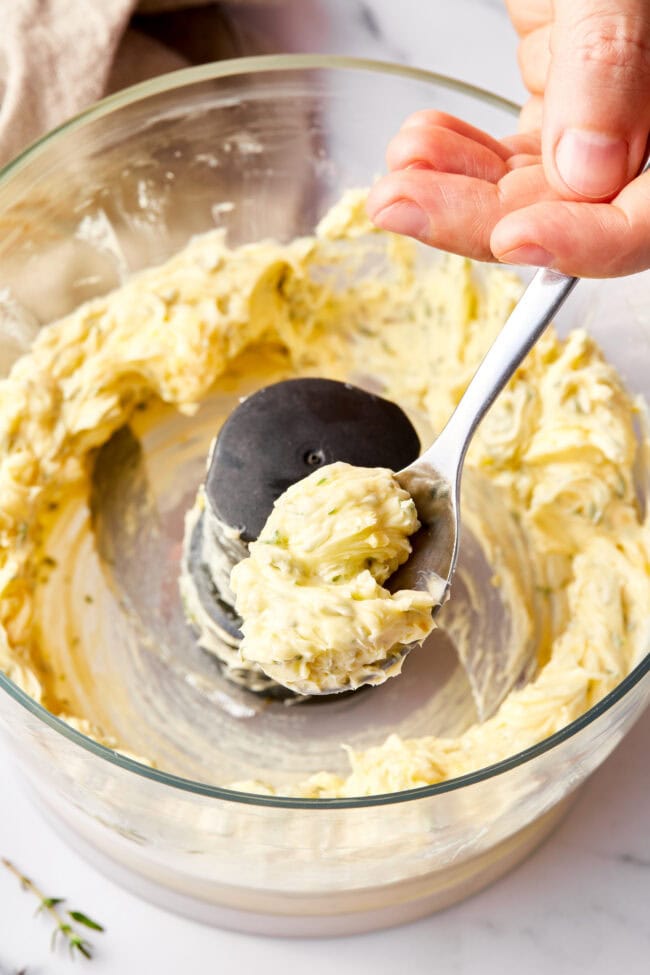 How to make compound butter in the food processor