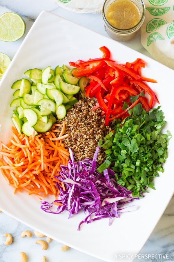 Easy Thai Quinoa Salad Recipe