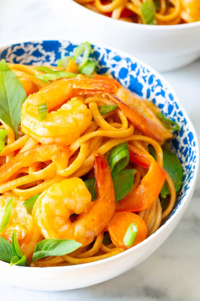 Thai Shrimp Curry Noodle Bowls