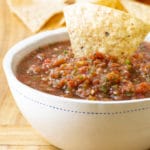 The Best Homemade Salsa Recipe (Quick, Healthy & Delicious!) #ASpicyPerspective #salsa #mexican #cincodemayo #fresh #homemade #best