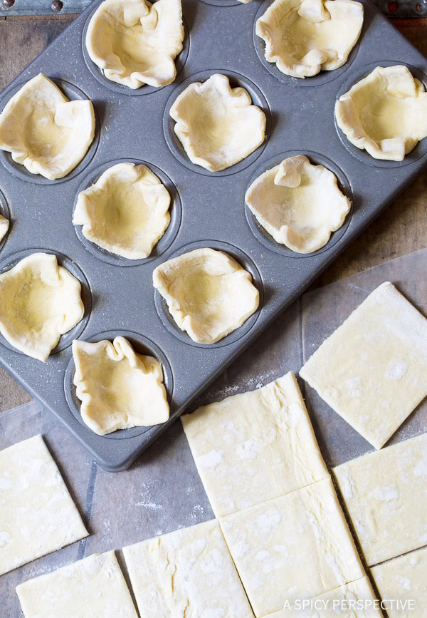 Making Mini Pumpkin Pies on ASpicyPerspective.com!