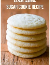 BEST Sugar Cookie Recipe Ever! Classic perfection on #ASpicyPerspective #sugarcookies #cookies #holiday #christmas #soft #chewy