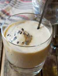"The Dude" White Russian Floats on ASpicyPerspective.com #holiday #cocktail