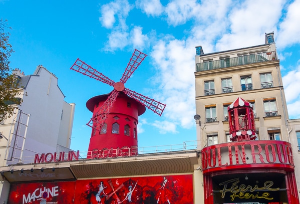 Moulin Rouge - Planning Tips for 1 Day in Paris Up to 7 Days in Paris on ASpicyPerspective.com #travel