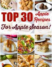 Top 30 Apple Recipes for Apple Season! | ASpicyPerspective.com #fall