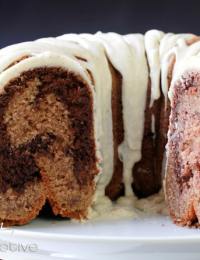 Velvet Brownie Swirl Cake