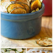 Easy Baked Zucchini Chips #paleo #vegan #glutenfree