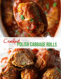 crockpot cabbage rolls