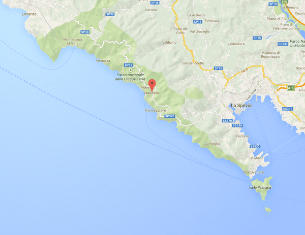 Map - Cinque Terre, Italy #travel #italy #cinqueterre