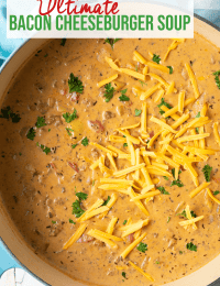 bacon cheeseburger soup